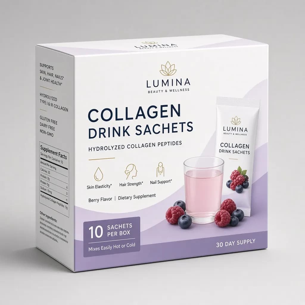膠原蛋白粉條盒 — Collagen Powder Sachets