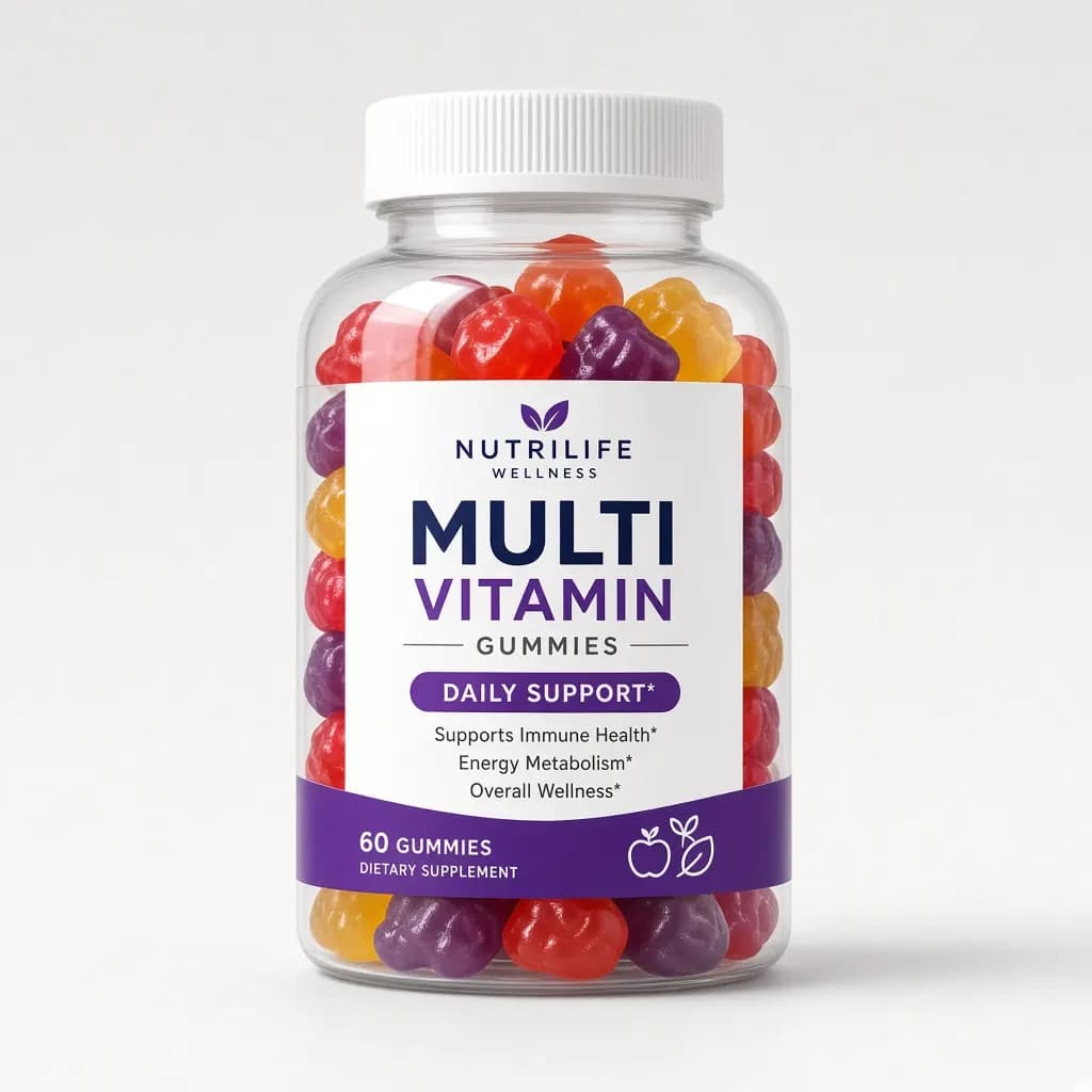 維生素軟糖瓶裝 — Vitamin Gummies Bottle