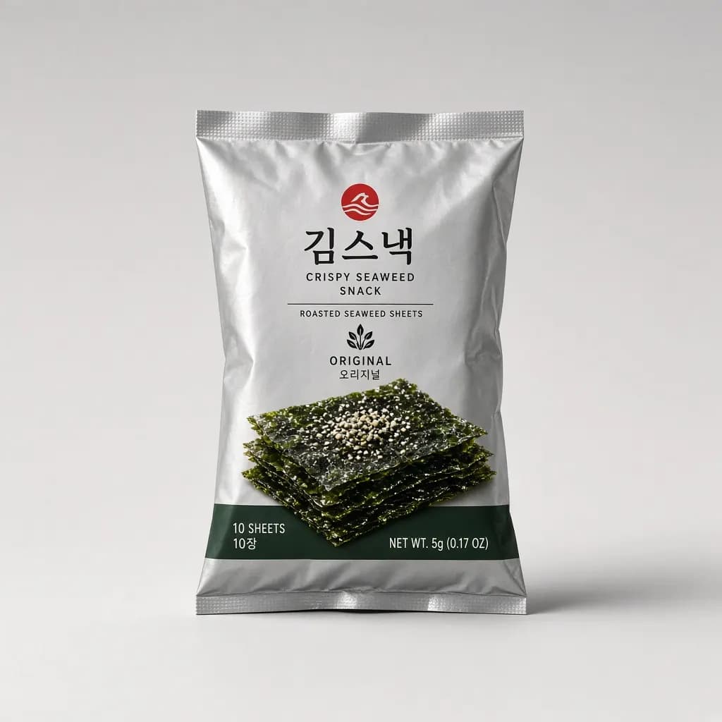 海苔零食包 — 寫實產品示意攝影